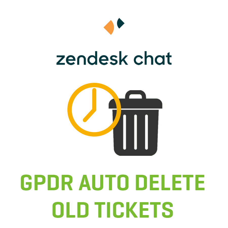 zendesk chat auto delete old chats gdpr